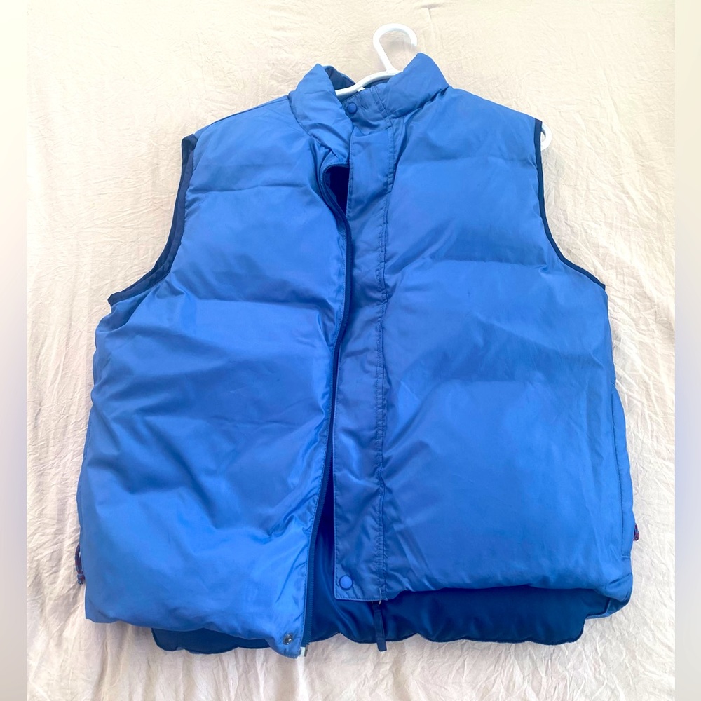 L.L Bean bubble vest REVERSIBLE